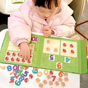 Preschooler Calculation Activities Book Toy Educational Math Addition and Subtraction <b>Puzzle</b> <b>Game</b> for Kids - Product Image 3