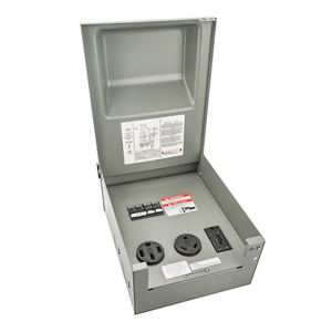 Panel de toma de corriente temporal, receptáculo eléctrico RV de 20 30 y 50 amperios con interruptor, caja resistente a la intemperie precableada sin medir - Product Image 6