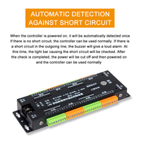 DC24V 32 étapes escalier intérieur étape lumière LED bande gradateur Anti-court-circuit automatique Pir capteur de mouvement contrôleur