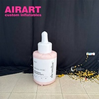 Bouteilles gonflables de maquillage de décoration d'événement bouteille gonflable faite sur commande pour l'affichage