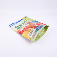 Sachet refermable personnalisé avec logo, petit format, en plastique et aluminium, avec fermeture éclair, pour emballage alimentaire