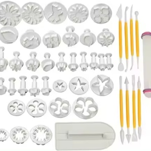 Espátula Ajustable para Principiantes en Modelado de Pasta de Azúcar, Alisador de Glaseado, Rodillo, Cortador, Repujador, Tijeras para Flores - Product Image 6