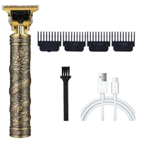 Tondeuse Dragon Vintage T9 sans fil 0 mm, tondeuse à cheveux professionnelle, tondeuse électrique pour hommes, machine à couper les cheveux, rasoir