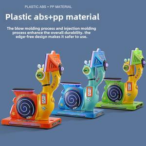 2023 nouvelle pédale de vélo d'escargot interactive Machine d'amusement à pièces utilisation commerciale à domicile pour les enfants Version en bois/métal - Product Image 3