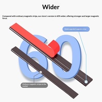 Bandes de moustiquaire magnétique auto-adhésives à motif diamant pour fenêtre invisible (moderne)