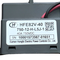 Relais CC haute tension 750VDC 40A HFE82V-40, relais de commande de puissance pour véhicule électrique
