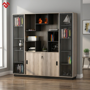 Muebles de Oficina Modernos, Archivador con Puerta Corredera y Almacenamiento para Oficina en Casa y Uso Escolar - Product Image 3