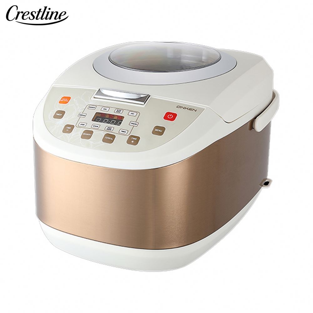 Commercial 5L Multifunction Express Electric Cooker Portable Stainless Steel Rice Cooker Smart Measuring Cup for Hotels