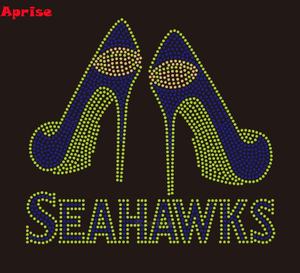 Accessori Personalizzati con Strass dei <span class=keywords><strong>Seahawks</strong></span>, Motivo della Squadra di Football di Seattle, Trasferimento Termoadesivo per Tute Sportive - Product Image 4
