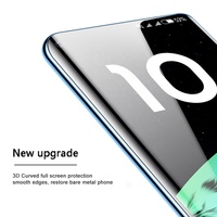 Verre trempé mobile incurvé 3D original pour xiaomi 10 Pro Note 10 Protecteur d'écran Film de protection en verre cellulaire