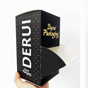 Boîte de présentation par gravité en carton gaufré doré imprimé sur mesure <span class=keywords><strong>distributeur</strong></span> de bonbons pour barre de chocolat feuille calendrier de l'avent taille personnalisable - Product Image 3