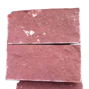 Propia cantera rojo Natural de piedra arenisca de piedra de la pared
