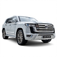Modelo de Auto SUV Land Cruiser LC300 a Escala 18 con Sonido y Luces, Colección de Juguetes Metálicos