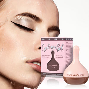 Kosmetik kustom 2 dalam 1 krim alis <span class=keywords><strong>Eyeliner</strong></span>, <span class=keywords><strong>Gel</strong></span> <span class=keywords><strong>Eyeliner</strong></span> penambah alis mata tahan lama dengan kuas - Product Image 1