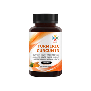 Cápsulas de Cúrcuma y Curcumina Orgánicas OEM ODM, con Pimienta Negra, Promueven los Antioxidantes, Apoyan la Salud Cognitiva - Product Image 1