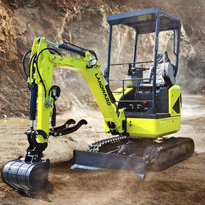 Frete Grátis Alta Qualidade Mini Escavadeira Diesel EPA Pequeno Escavadeira De Esteira 1.7 Ton para Venda Micro Escavadeira Com Anexos - Product Image 5