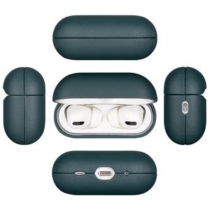 Para <span class=keywords><strong>AirPods</strong></span> Pro 3 Auriculares a prueba de golpes Funda de lujo Venta caliente Venta al por mayor Estuche protector de auriculares de cuero genuino - Product Image 5