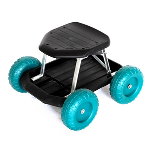 รถเข็นสกู๊ตเตอร์กลางแจ้งสำหรับสวนรถเข็นนั่งจัดสวนเก้าอี้สตูลล้อสำหรับทำงาน - Product Image 1