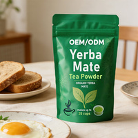 Wholesale Yerba Mate Instant Tea Powder Food Grade Customizable Quantity 24-Month Shelf Life