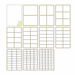 <span class=keywords><strong>A4</strong></span> Nhãn Chống Thấm Có Thể In Die Cut Địa Chỉ Nhãn Tự Dính Nhãn Dán Giấy Cho Máy In Phun - Product Image 2