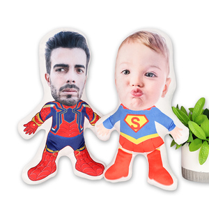 Tùy Chỉnh Khuôn Mặt Con Người Ảnh Gối Cá Nhân Ảnh Tự Làm Hình Người Đệm Cá Nhân Ném Gối Tốt Nhất Quà Tặng Giáng Sinh - Product Image 2