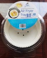 Plateau en papier silicone antiadhésif jetable pour friteuse à air