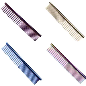 Needle Pin Rake Supplies OEM Deshedding Stainless Steel Pet Cat And Dog Comb Brush Grooming