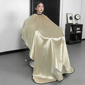 Paño de Corte de Pelo Extendido, Antiadherente para Salón de Belleza, Delantal de Peluquero para Cortar el Pelo, Color Sólido de Alta Gama - Product Image 5