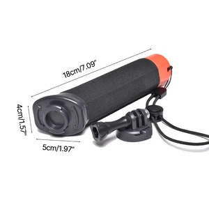 Poignée flottante étanche YEAH pour <span class=keywords><strong>GoPro</strong></span> <span class=keywords><strong>Hero</strong></span> <span class=keywords><strong>Session</strong></span> Max, DJI Osmo, caméra d'action Akaso - Product Image 2