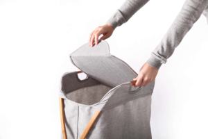 Cesto de ropa plegable de bambú con garantía de calidad, cesto de ropa plegable de Venta caliente con tapa - Product Image 3