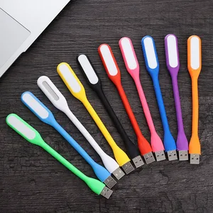 Sıcak satış 9 renk için taşınabilir Xiaomi USB LED ışık USB ile güç banka/bilgisayar Led lamba görme korumak USB LED laptop