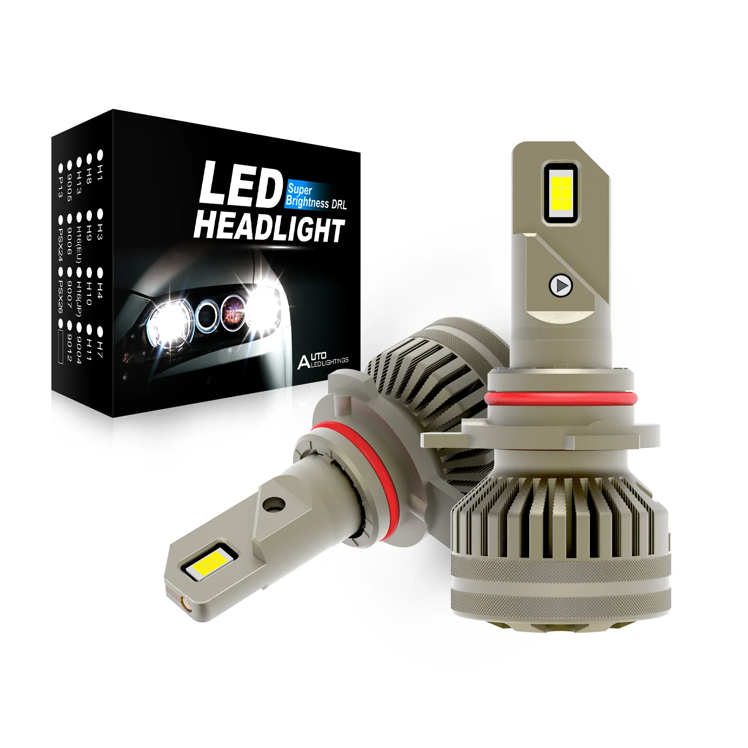 Nhà máy thiết kế độc quyền mô hình mới cao power100w 20000LM tự động đèn pha LED đèn xe ô tô phụ kiện