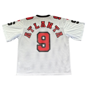 Kaos Sepak Bola Trendy Streetwear Custom Sublimasi Printing Desain Bordir Mesh Crop Jersey Tim Nasional untuk Fans - Product Image 5