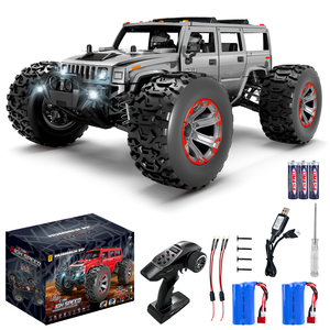 2,4G <span class=keywords><strong>Rc</strong></span> <span class=keywords><strong>Hummer</strong></span> <span class=keywords><strong>H2</strong></span> 1:10 <span class=keywords><strong>Rc</strong></span> Car off Road 4wd Car 7,4 V-1500MA 18650 Baterías recargables Cargador USB Velocidad en 50km,RC550 Cepillado - Product Image 4