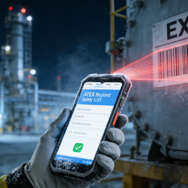 H61 Rugged Handheld Industrial Android PDA Wholesale 6.3 Inch 5G WiFi 8+256GB IP68 Waterproof Explosion-proof Barcode Stock
