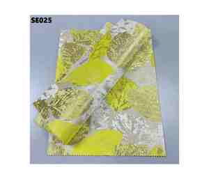 Foulard rectangulaire en soie couleur unie or Aso Oke headtie mode africaine gele aso oke headtie - Product Image 2