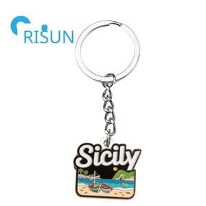 Llavero Metálico Personalizado de <span class=keywords><strong>Sicilia</strong></span>, Italia, con Esmalte Personalizado, <span class=keywords><strong>Bandera</strong></span> de <span class=keywords><strong>Sicilia</strong></span>, Cadena para Llaves, Logotipo de la Trinacria Siciliana - Product Image 6