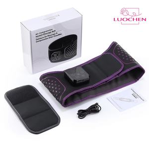 Ceinture de massage lombaire chauffante et vibrante à air comprimé, appareil de soin électrique pour le dos, très vendue - Product Image 1