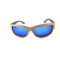 Lunettes de soleil en bambou faites à la main, style sport extérieur, verres miroir, protection UV CNC, légères et durables
