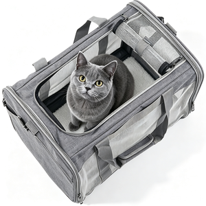 Pet Carriers Pet Travel Carrier Portable Pet Carrier Bag Airline Approved <b>Cat</b> Bag Dog Carrier Bag for Pets Daily Outdoor Travel - Product Image 1