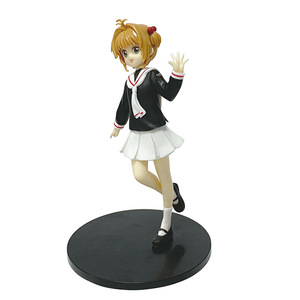 Anime Card <span class=keywords><strong>Captor</strong></span> <span class=keywords><strong>Sakura</strong></span> hermosa niña muñeca modelo adornos PVC figura de acción - Product Image 3