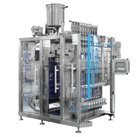 Machine de remplissage liquide multiligne verticale à grande vitesse 6/8/10/12 voies Catsup Mayonnaise huile d'olive Stickpack