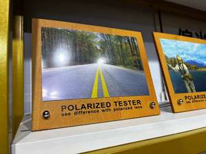 Polar ized Sun glasses <span class=keywords><strong>Tester</strong></span> Test karte für polarisierte Brillen Test karte für polarisierte Brillen Check Paper Accessories Anti-Blue Lens Test karte - Product Image 4