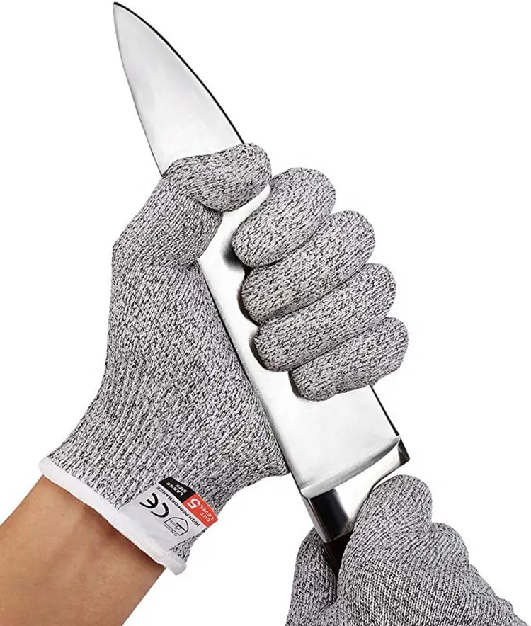 Hoch leistungs maschinen wasch barer Schutz der Stufe 5 Smart Devices Touchscreen Cut Resistant Gloves Safe for Kitchen Working
