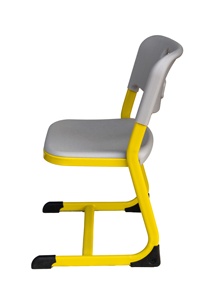 Juego de muebles escolares individuales de alta calidad, escritorio y silla de madera usados para aula, Material metálico para sala de estar - Product Image 4