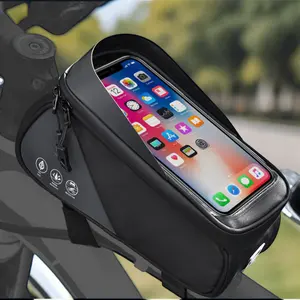 Borsa e scatole per biciclette con tubo superiore elettrico in tessuto impermeabile ad alta riflessione