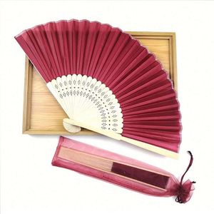 Ventilador Portátil de Bambú Pintado a Mano de 21 cm, Estilo Tradicional para Año Nuevo y Bodas, con Diseño de Ángel Musical, Personalizable para Publicidad - Product Image 4
