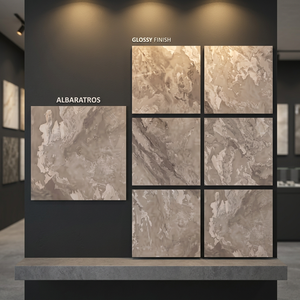 Aramani Bronze Commercial Grade Glazed Porcelain Floor Tiles Matt Surface 80x80cm Contemporary Design - Product Image 5