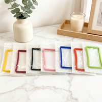 MILAIYOU Porte-cartes d'identité et de crédit en silicone personnalisable, protection de passeport sans fermeture, style tendance, gravure laser/transfert thermique/soie