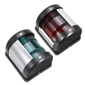 Acero inoxidable 12V LED de luz de navegación rojo verde vela de la luz de señal de Marina barco yate luz de advertencia - Product Image 2
